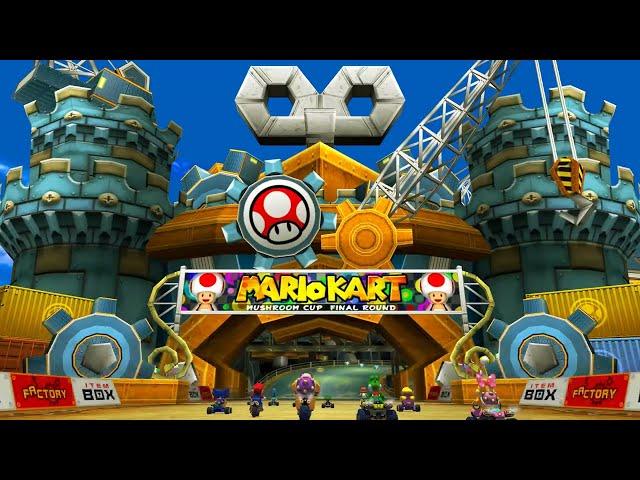 Wii Toad's Factory in Mario Kart 8 | 4K