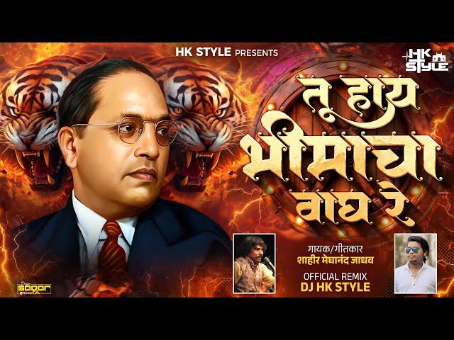 Tu Hay Bhimacha Wagh DJ HK STYLE | Shahir Meghanand Jadhav | Babasaheb Ambedkar Jay Bhim DJ Song