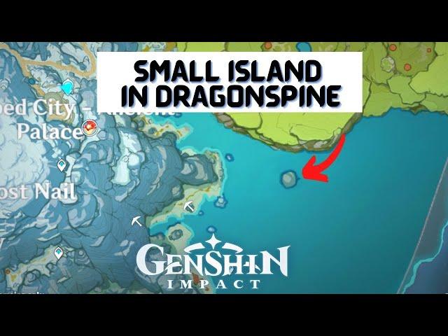 HOW TO GO TO THE SMALL ISLAND IN DRAGONSPINE TO GET THE CRIMSON AGATE | Genshin Impact Secret Island