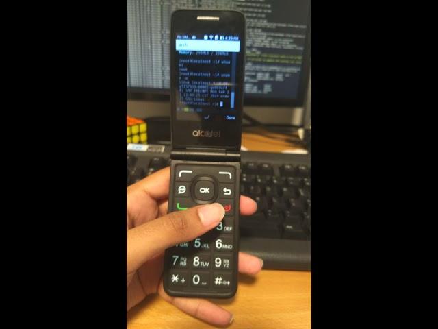 Arch Linux on a flip phone