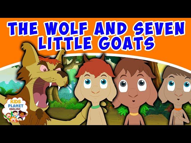 The Wolf And Seven Little Goats - Fairy Tales In English | Bedtime Stories | English Cartoons