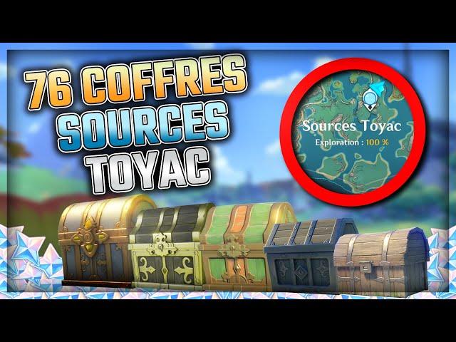 LOCALISATION TOUS LES COFFRES DES SOURCES TOYAC | Natlan MAJ 5.0 | Genshin Impact