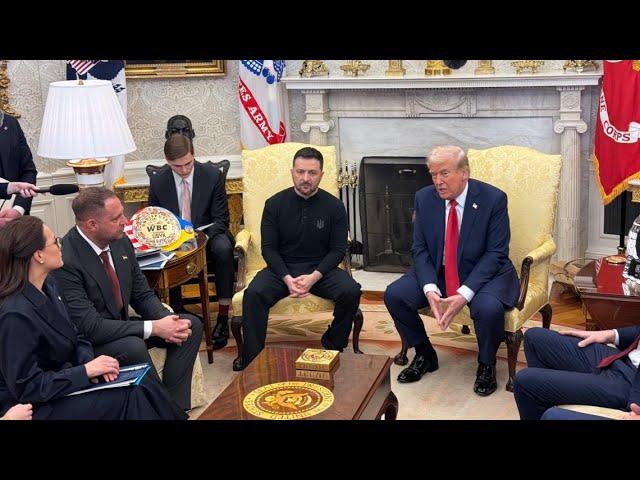 Zelenskyy meets Trump at White House, seeking security assurances against future Russian aggression