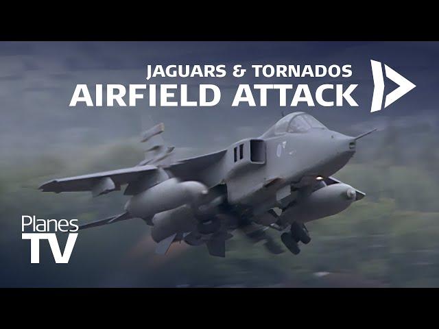 Low Level Jaguar & Tornado Airfield Attack Woodford 1996