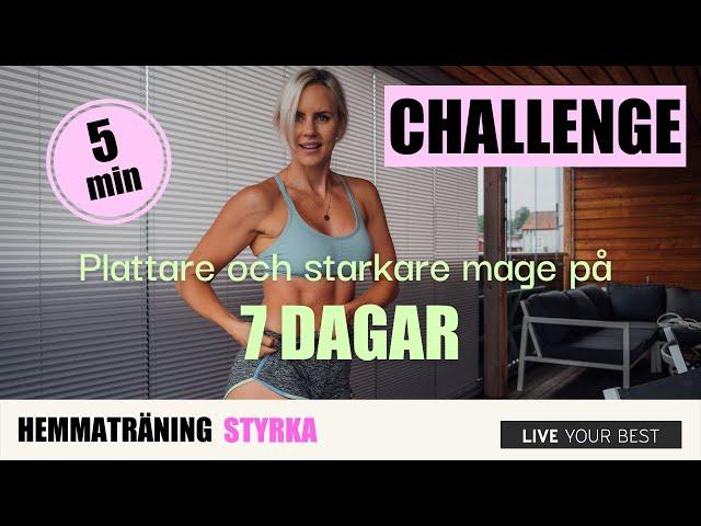 HOME WORKOUT - ABS in 7 Days - WORKOUT CHALLENGE!