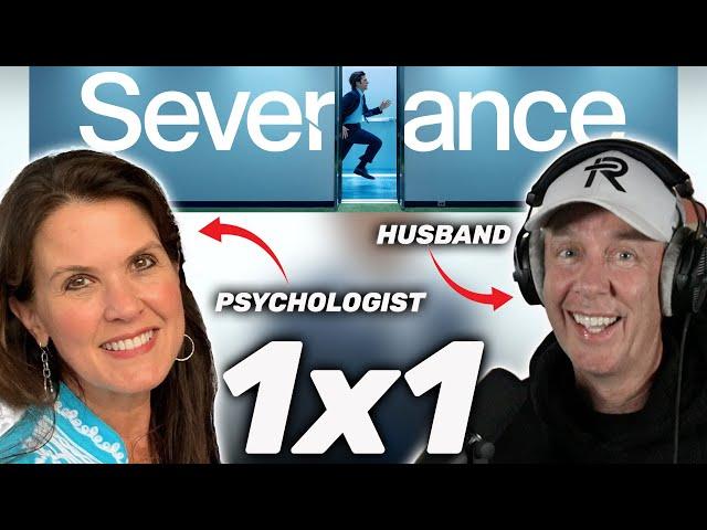 PSYCHOLOGIST AND HER HUSBAND REACT to Severance Season 1 Episode 1