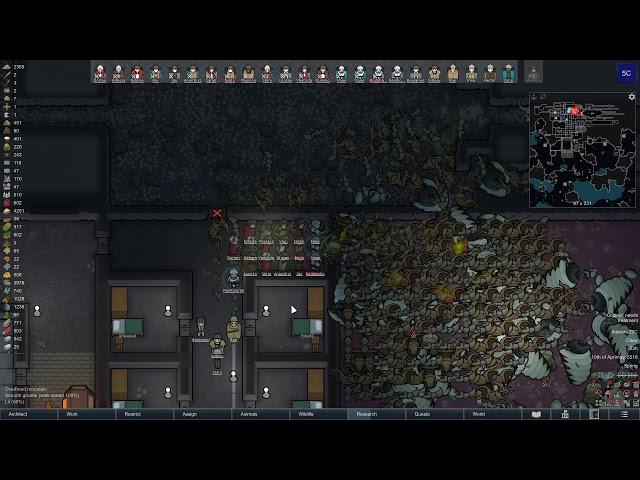 Rimworld defeating massive infestation