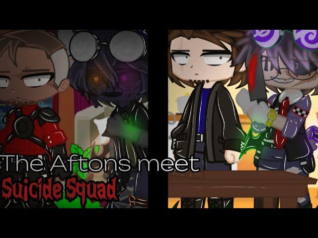 THE AFTONS MEET SU¡CIDE SQUAD | Original? ️ | FNaF × SS [Netflix] | MY AU | GlamMike + NightMike AU