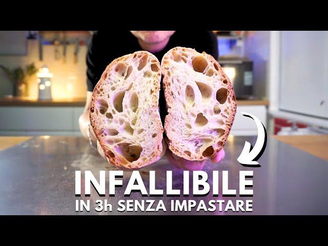 Il PANE INFALLIBILE in 3 ORE senza IMPASTARE anche se non sai cucinare!