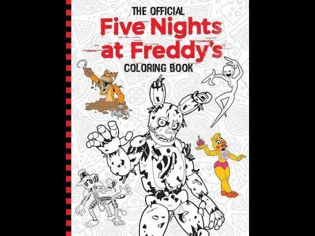 Five nights at Freddy's színező könyv