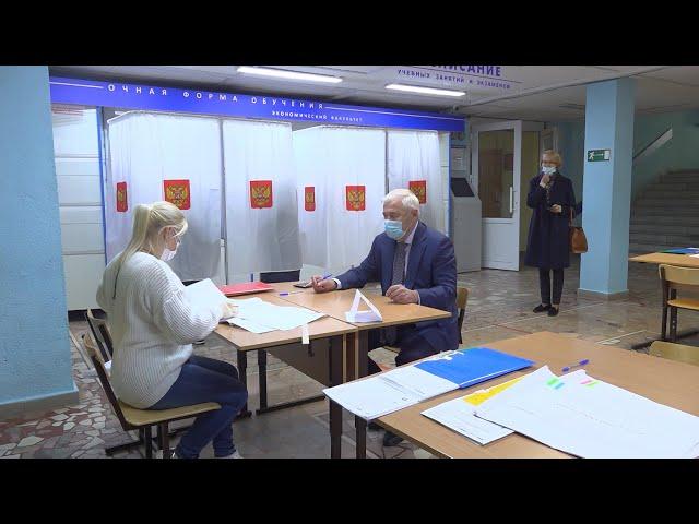 Депутат Государственной Думы РФ Анатолий Аксаков принял участие в выборах