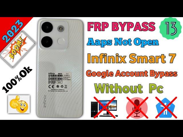 Infinix Smart 7 FRP Bypass | Infinix Smart 7 X6515 Google Account Bypass Without PC