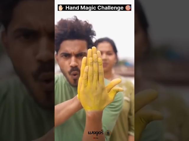 Hands magic trick  challenge magic  #magic