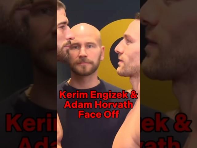 Kerim Engizek & Adam Horvath Face Off #mma #oktagon #kerim #engizek #kerimengizek