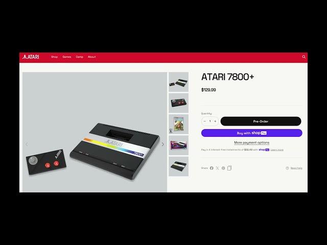 Atari 7800+ Coming Soon + Ideas