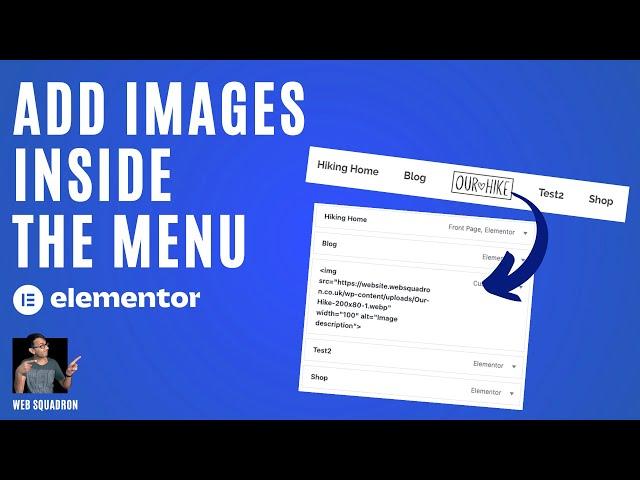 Add the Logo or Image into the Wordpress Menu - Tutorial