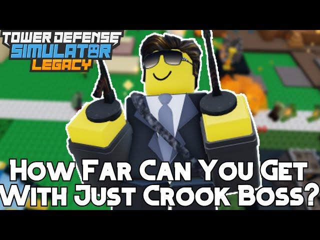 Crook Boss Only How Far Can You Get? [ROBLOX]