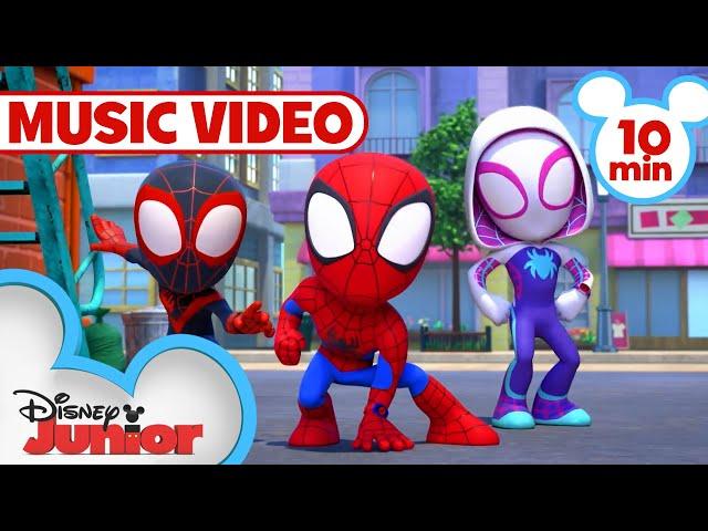 Spidey Music Videos   | Marvel's Spidey and his Amazing Friends | @disneyjunior