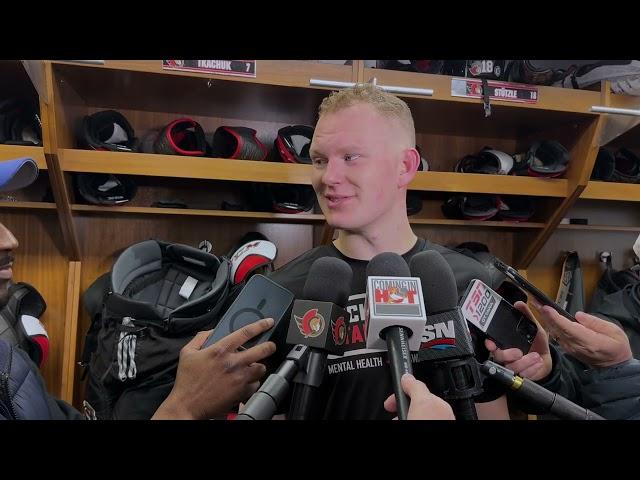 Brady Tkachuk addresses trade rumours: "It's not true."