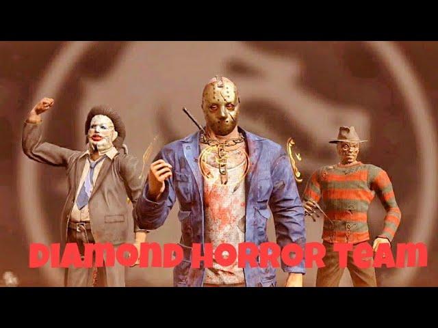 Mortal kombat Mobile Diamond Horror Team! Relentless Jason N Freddy Krueger leatherface