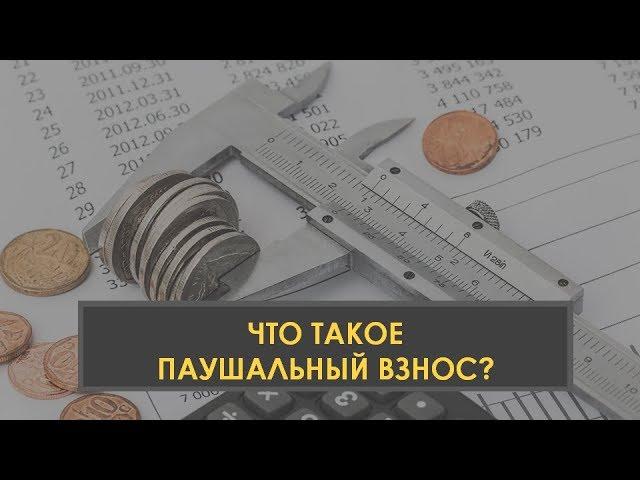 Что такое паушальный взнос | паушальный взнос | термины во франчайзинге | как создать франшизу