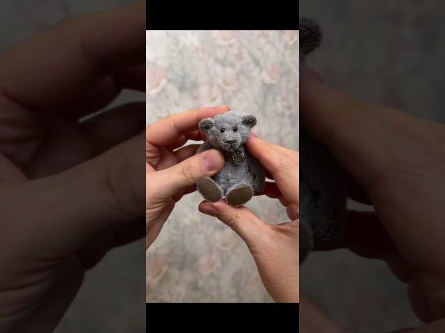 Томми 9,5 см #miniature #miniteddy #bear #teddy #handmade