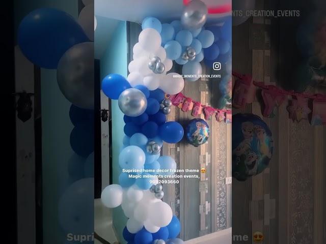 Frozen theme for House decor. #reels #youtubeshorts #fyp #youtube @M.M.CREATION-N-EVENTS