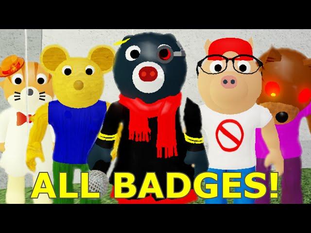 How to get ALL 35 BADGES in PIGGY ROLEPLAY 피기 롤플레이 (KOREAN)! - Roblox