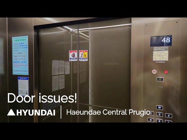 Malfunctioning Hyundai WBHS elevators – Haeundae Central Prugio, Busan, KR