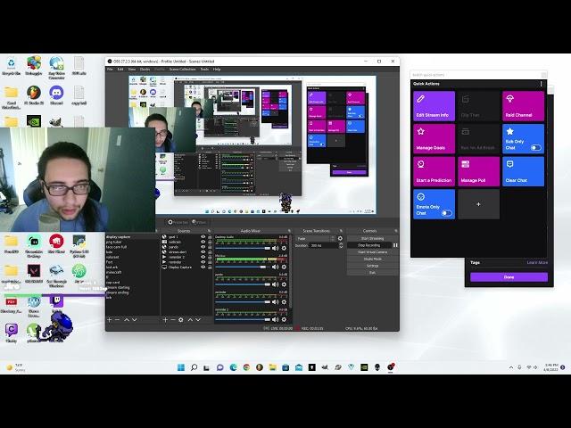 How to set up Twitch stream manager panel on OBS