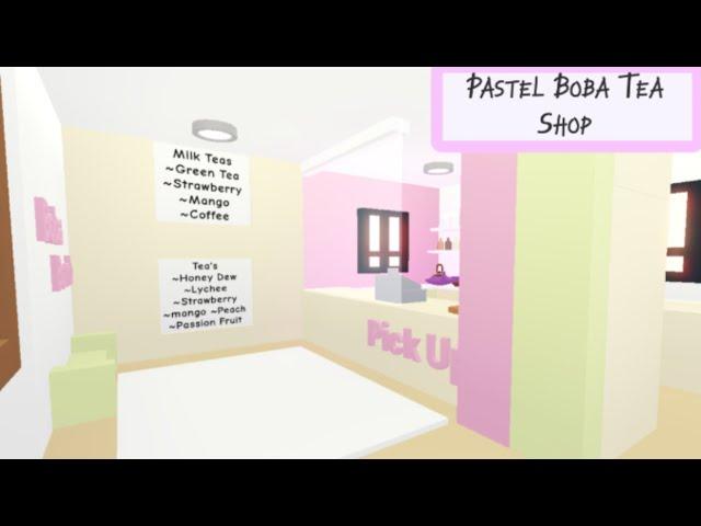 Pastel Boba Tea Shop [] Adopt me speed build