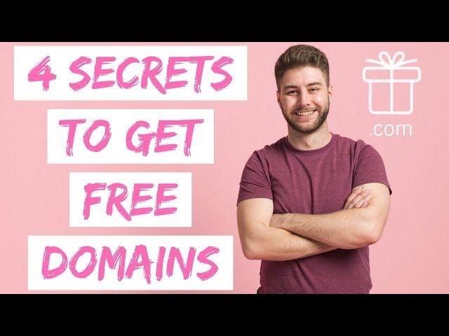 HOW TO GET A FREE DOMAIN NAME 2022  4 SECRET WAYS!