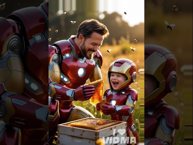 "Venom Poisons Honey & Turns Hero’s Son Into BEES?! #Marvel #IronMan #SpiderMan #Superman #Short"