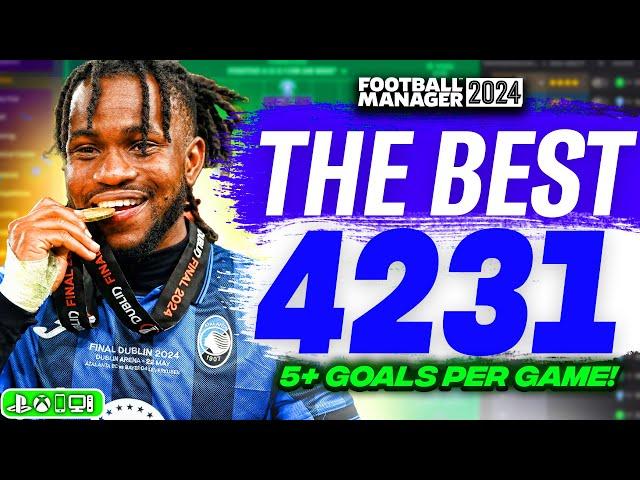 The BEST 4231 FM24 Tactic! 5+ Goals Per Game | 98% Win Rate!