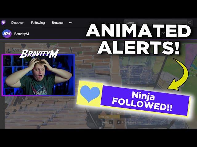 How To Make Animated Twitch Alerts!