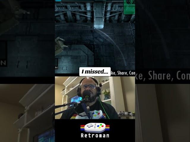 I MISSED!!! #retroman #letsgoretro #gaming #metalgearsolid