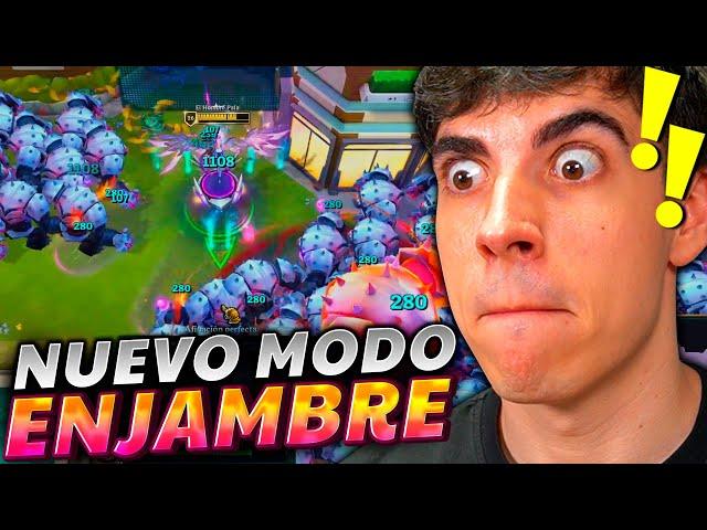 ¡MI PRIMERA VEZ en el [NUEVO MODO ENJAMBRE] de LOL y ES UNA LOCURA! ¡TE QUEDAS CALVO DEL ESTRES!