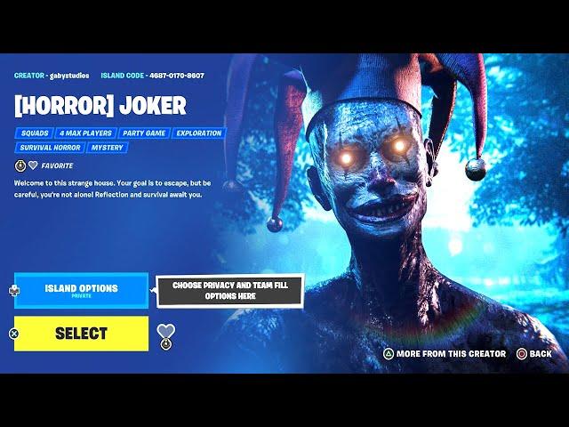 Joker Horror Map Code Fortnite (All Keycards, Keys & Password Locations) SPEED RUN