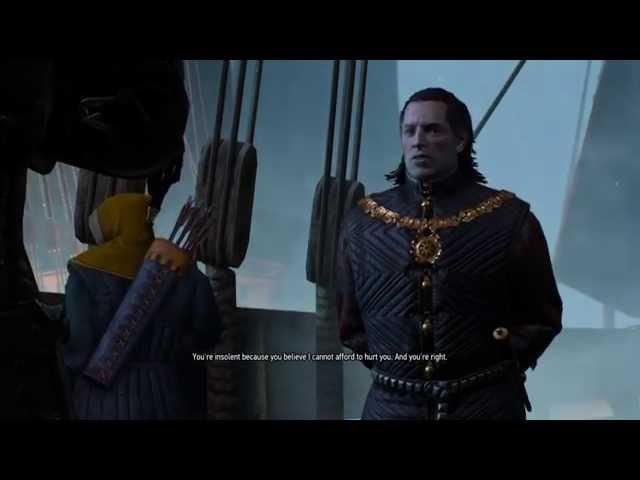 The Witcher 3: Wild Hunt Convincing Emhyr var Emreis to release Fringilla Vigo