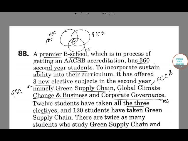 IIFT 2017 Solutions  6 with Tips and Tricks  #SOURAV SIR'S CLASSES  9836793076