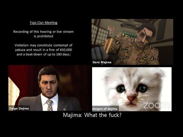 Yakuza Fanimated - Typical online Tojo clan meeting