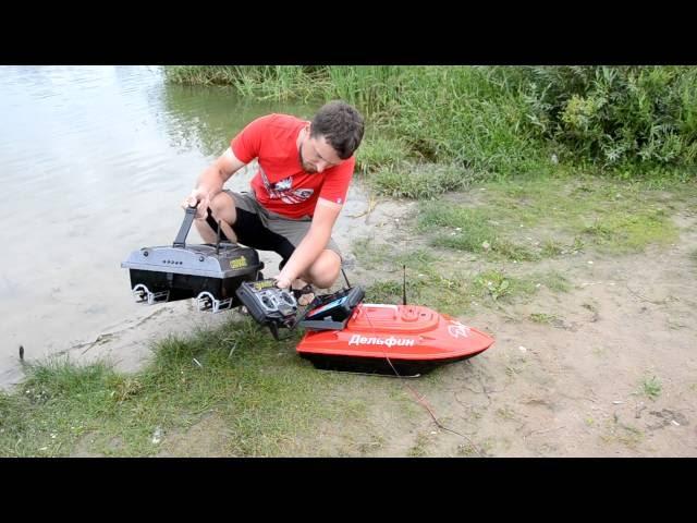 Atom BaitBoat, Mini Carbon, Дельфин