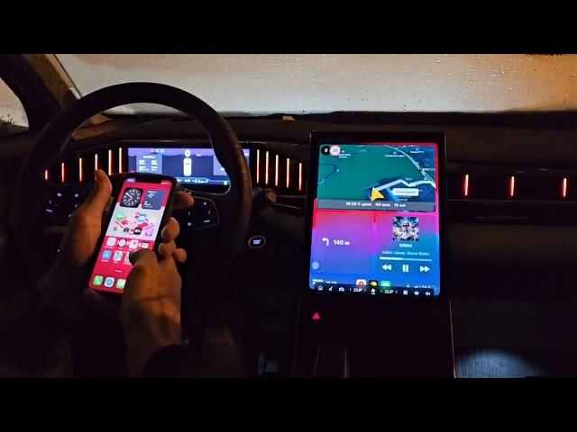 Навигация для Geely Atlas new 2024, активация Carplay, Android auto в магнитоле , Яндекс Навигатор