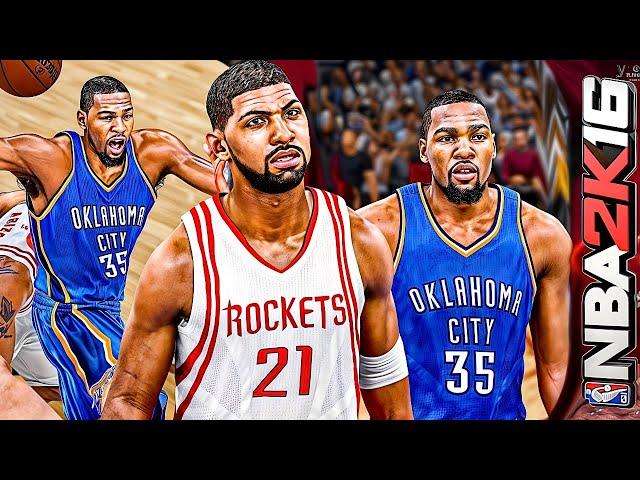 Kevin Durant Thunder RETURN  | NBA 2K16 MyCAREER - EP2 | Throwback Series