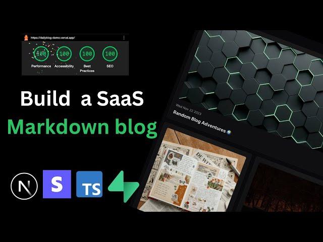 Build a SaaS Markdown blog  with Next.js 14, Stripe, Tailwind, Supabase, React | Full Tutorial 2023