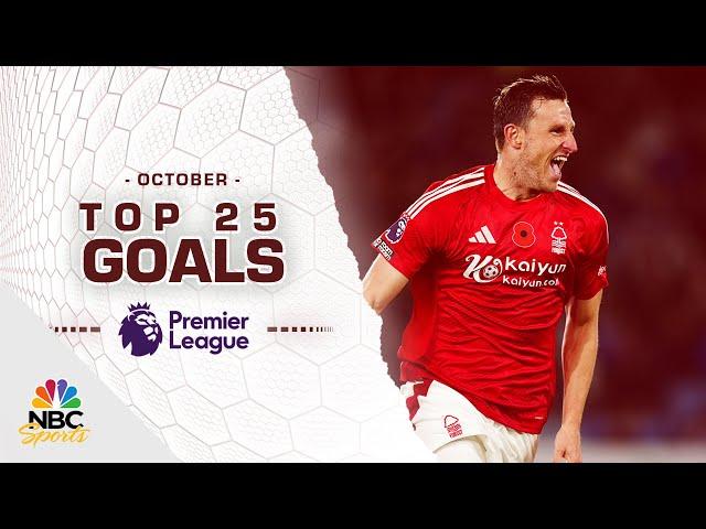 Top 25 Premier League goals of October 2024 | NBC Sports