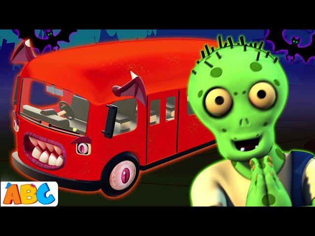 Spooky Wheels On The Bus | Halloween Spooky Songs @AllBabiesChannel