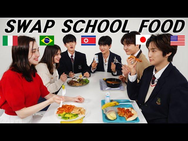 North Koreans Try School Lunch Around The World For The First Time l Italy, Brazil, The US, Japan