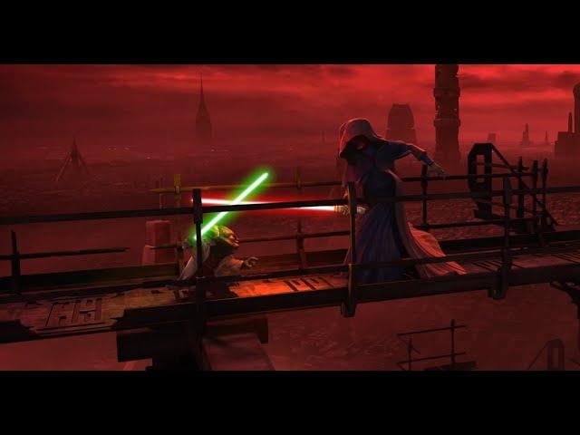 Yoda vs Darth Sidious [4K HDR] - Star Wars: The Clone Wars