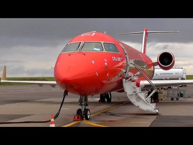 Flight to the country house for 5 dollars Moscow-Kaluga / Bombardier CRJ-200 Rusline